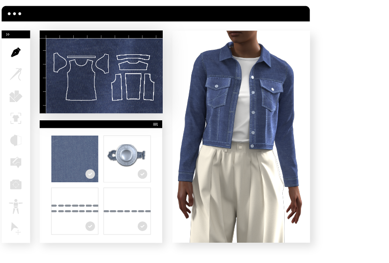 3D Clothing Design Application